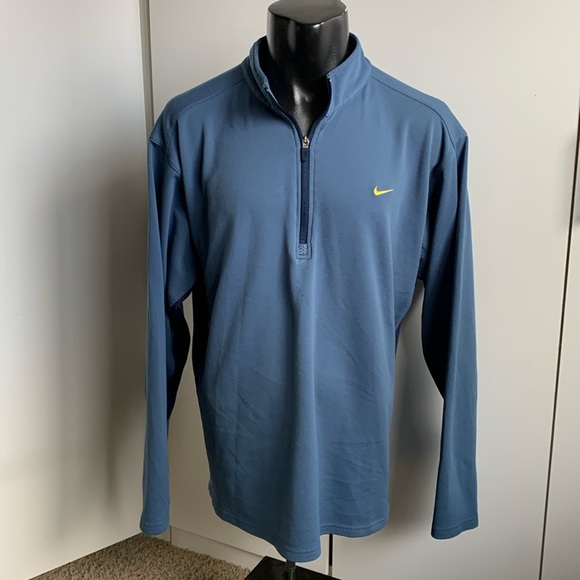 Nike Dri-FIT blue Men’s XL 1/2 zip pullover - Picture 1 of 7